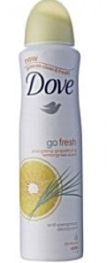 Dove Deodorant Spray- Grapefruit & Lemongass- 150 Ml.