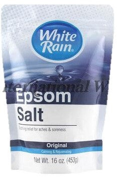 1 Lb. (16 Oz.) Epsom Salt- In Bag (White Rain)