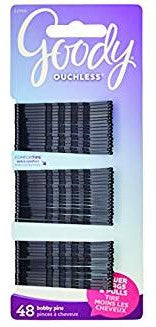 BK. OUCHLESS BOBBY PINS- 48 CT