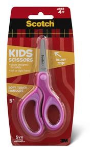 Kids Scissors- Soft Grip Handles- Blunt- 4+  5''