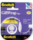 Gift Wrap Scotch Tape- 3/4'' X 650''