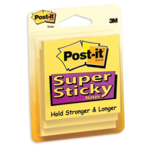 Post-It Notes Super Sticky 3in X 3in - 3 PK