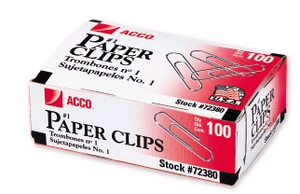 Jumbo Paper Clips- 100/BX