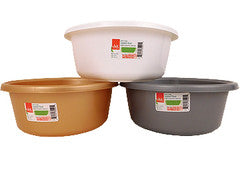 Plastic Bowl- Wh. - Gold - Silver