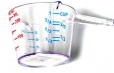 Measuring Cup 1 Cup- Clear