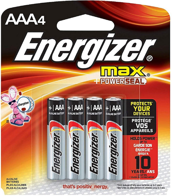 AAA4 Energizer Max Alkaline Battery