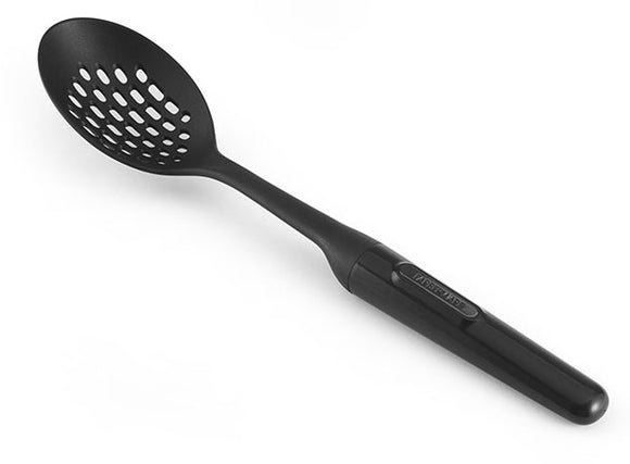 Slotted Spoon- Black Nylon- Tip Up (FW PRO)