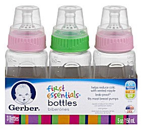 Clear View? Bottle 5 Oz- 3Pk- Slow Flow- Silicone