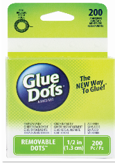 REMOVABLE GLUE DOTS- 200 CT-RO