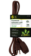 6' Brown Extension Cord