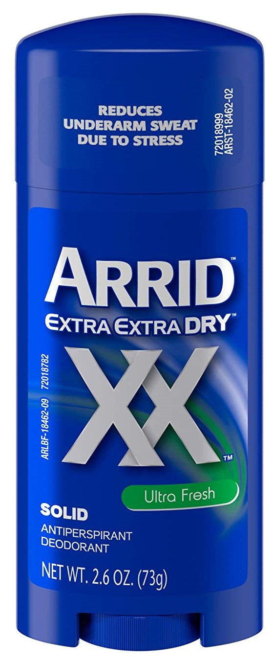 Arrid XX Extra Extra Dry Solid- Ultra Fresh- 2.6 Oz.