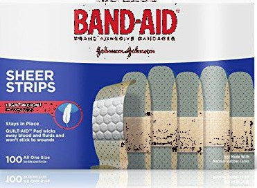 Band-Aid 1'' Flexible Fabric One Size- 100 Ct.