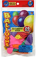 9'' Round Balloons- 20 Pk. Glossy & Sheer