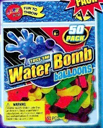 WATER BOMB BALLOONS- 50PK