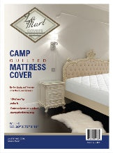 Camp Quilted Mattress Cover- 30''X75''X8''