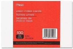 4X6 PLN INDEX CARDS