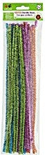Chenille Stems Pipe Cleaners- 35 Ct. Glitter Ass. Colors