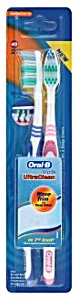 Oral-B Classic Ultra Clean Toothbrush- Medium- 2 Pk.