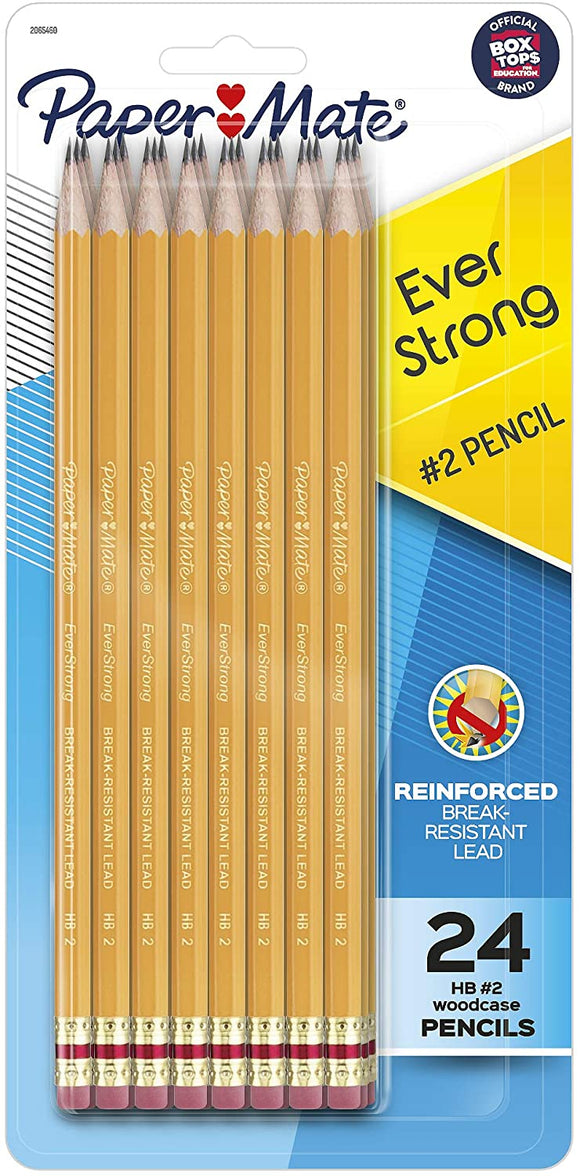 EverStrong Wooden Pencils- 24 Count
