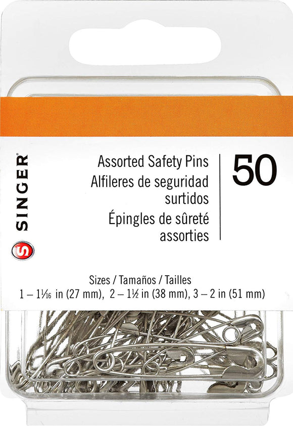 Singer Steel Safety Pins- 50 Ct.
