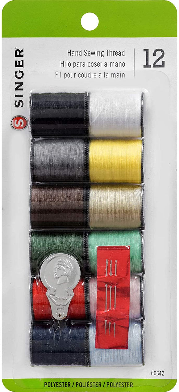 100% Spun Polyester Thread Ass. Colors 12 Count