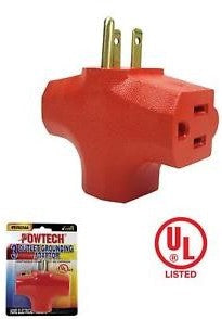 3 Sided 3 Outlet Adapter