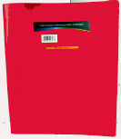 3 Prong 2 Pocket Folder- Red