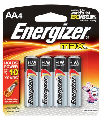 AA-4 Energizer Max Alkaline Battery