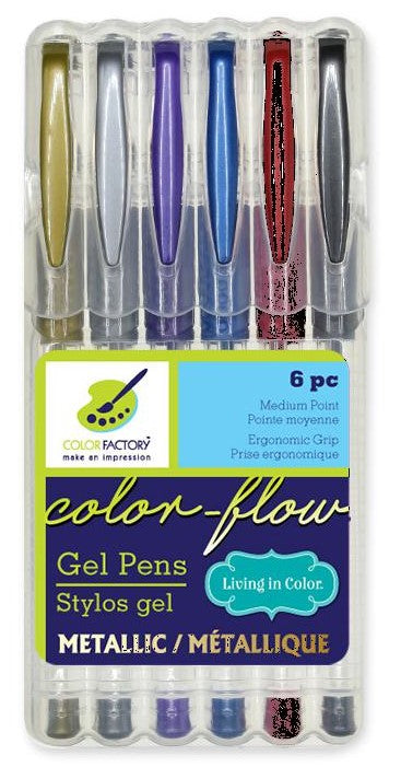 Gel Pens- Metallic Colors- 6 Pk.