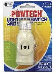 Light Bulb Switch & Socket Ivory